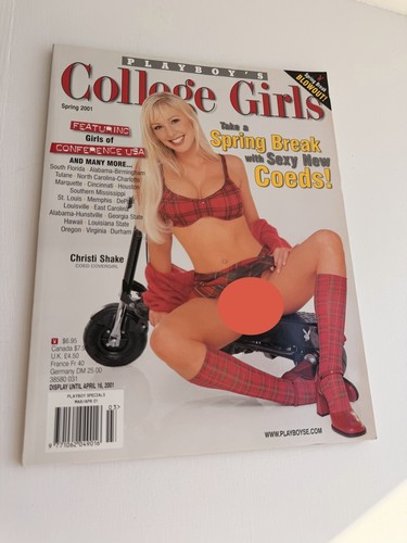 Playboy college girls magazine - college,