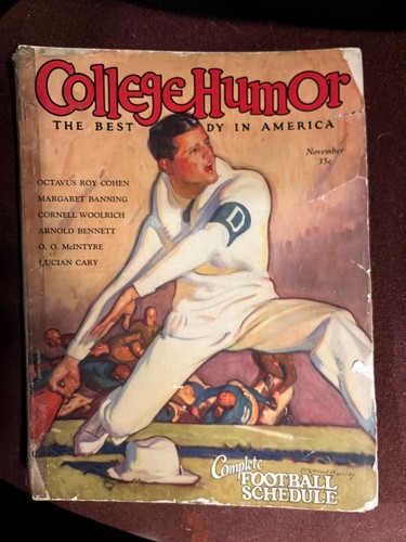 College humor november - humor, 1927